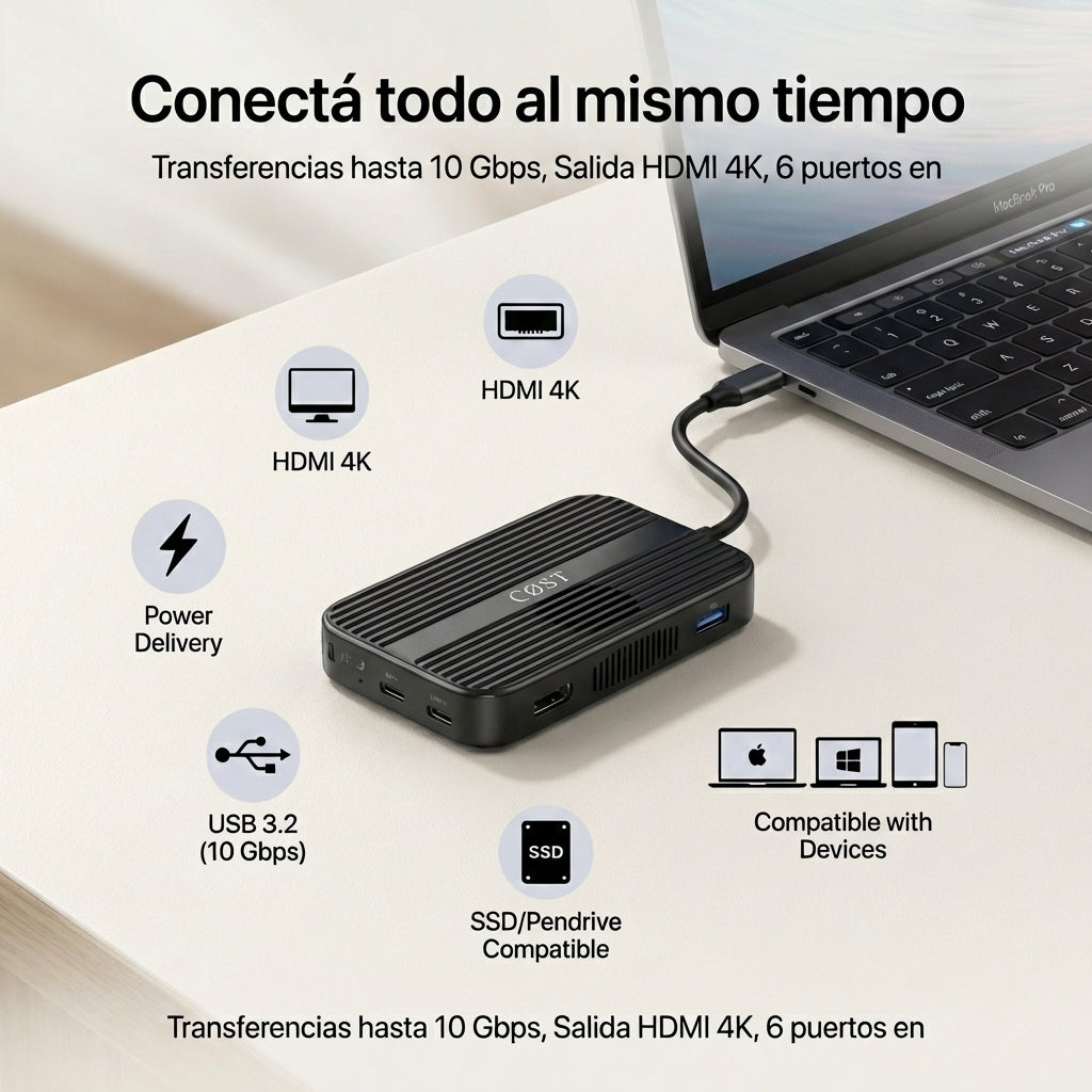 AIMA Dock Magnético 6 en 1 AIMA