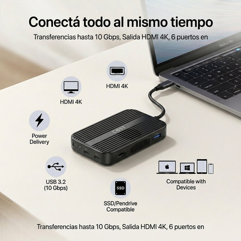 AIMA Dock Magnético 6 en 1 AIMA