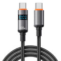 Cable Tipo C A Tipo C 100w Aima 2m Display Led Carga Rápida
